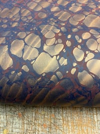 Image 5 of 'Imperial Ripple' // one-of-a-kind hand marbled paper 