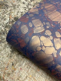 Image 6 of 'Imperial Ripple' // one-of-a-kind hand marbled paper 