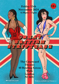 Great British Striptease 2024 Poster