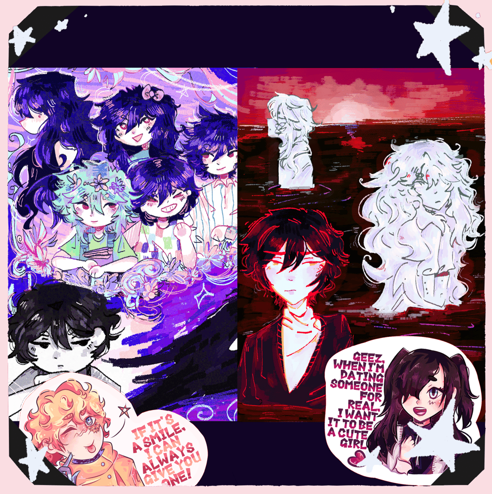 Image of OMORI & HELLO CHARLOTTE MERCH