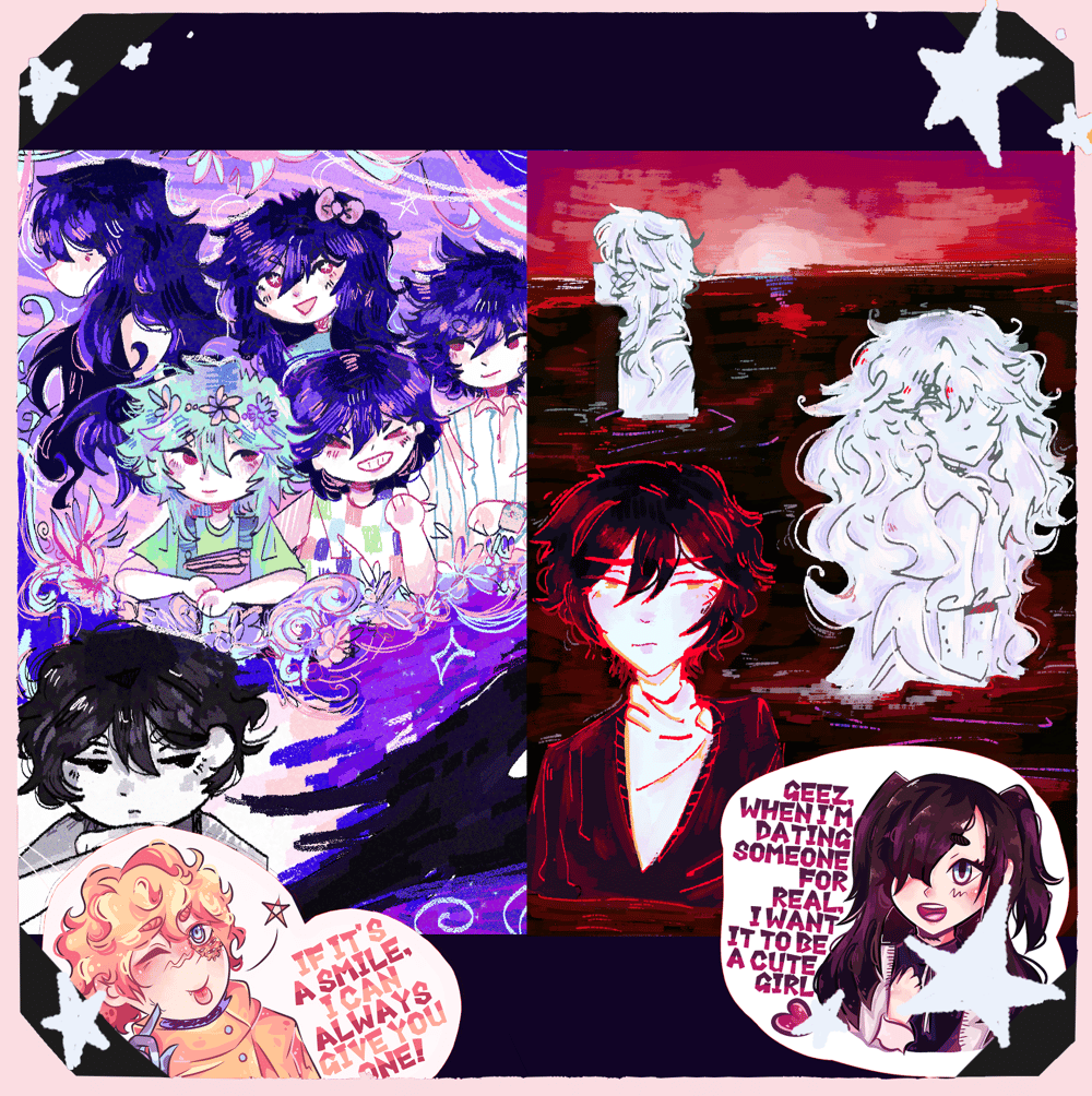 Image of OMORI & HELLO CHARLOTTE MERCH
