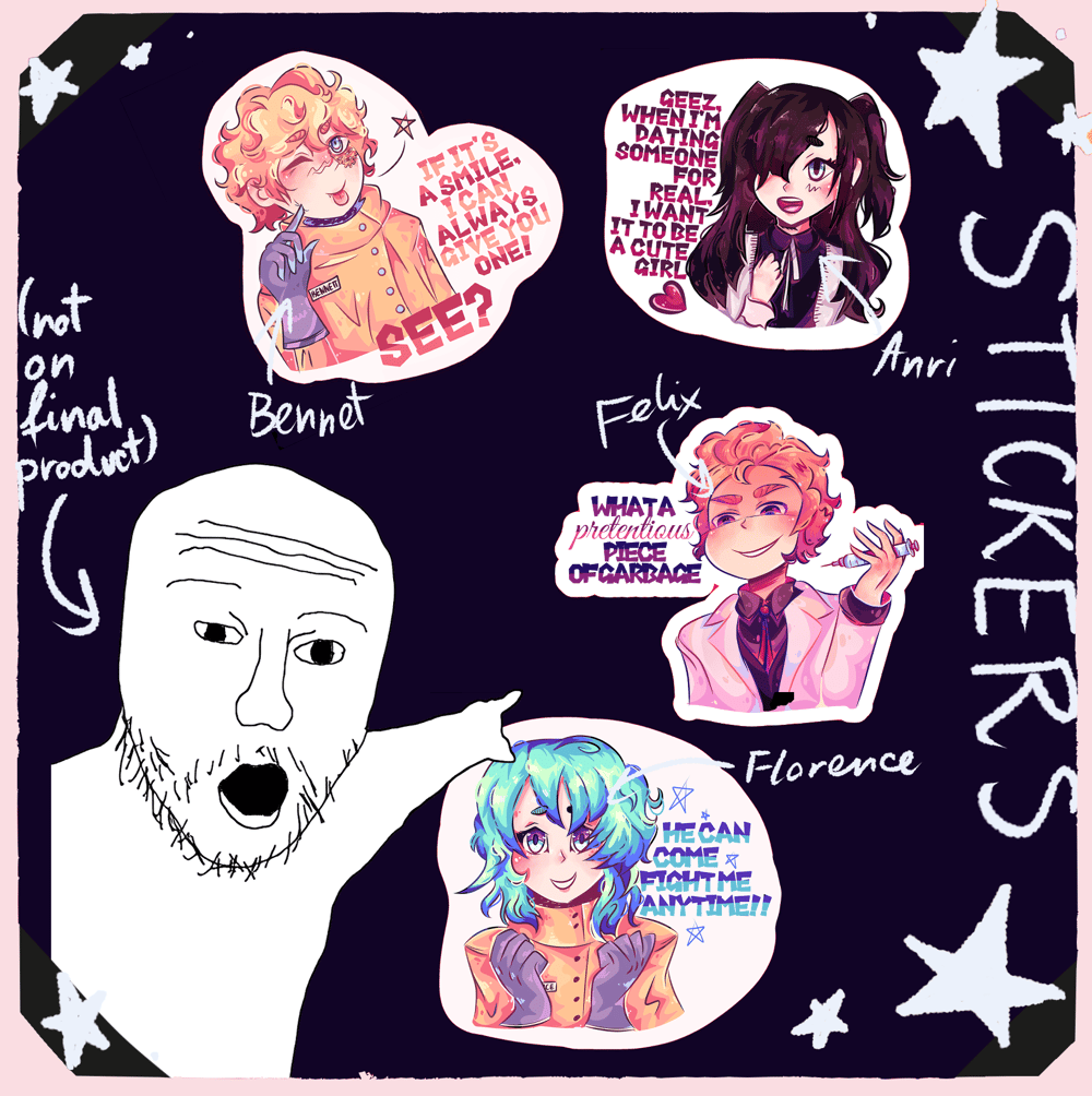 Image of OMORI & HELLO CHARLOTTE MERCH