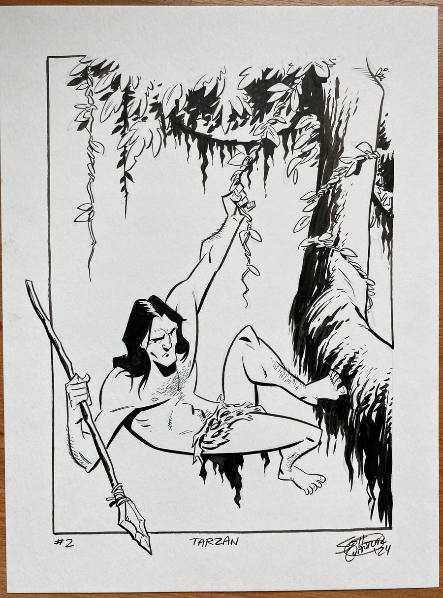 Image of Pulptober Day 2: TARZAN