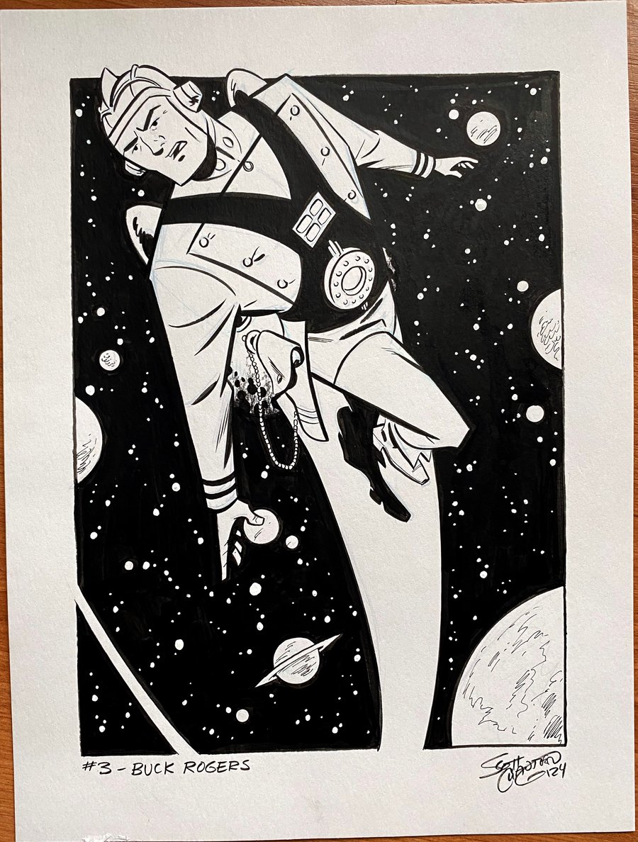 Image of Pulptober Day 3: BUCK ROGERS