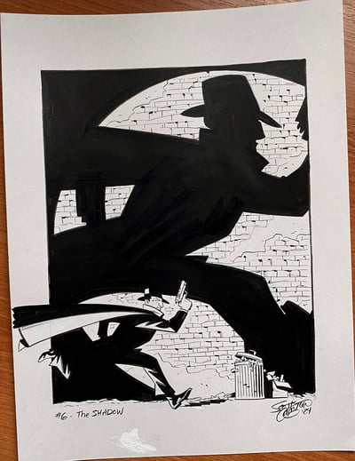 Image of Pulptober Day 6: THE SHADOW