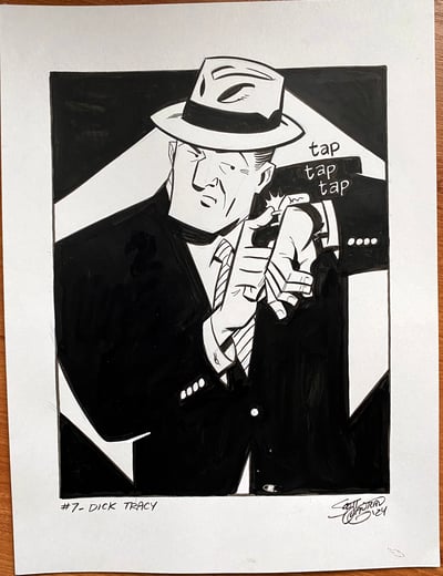 Image of Pultober Day 7: DICK TRACY