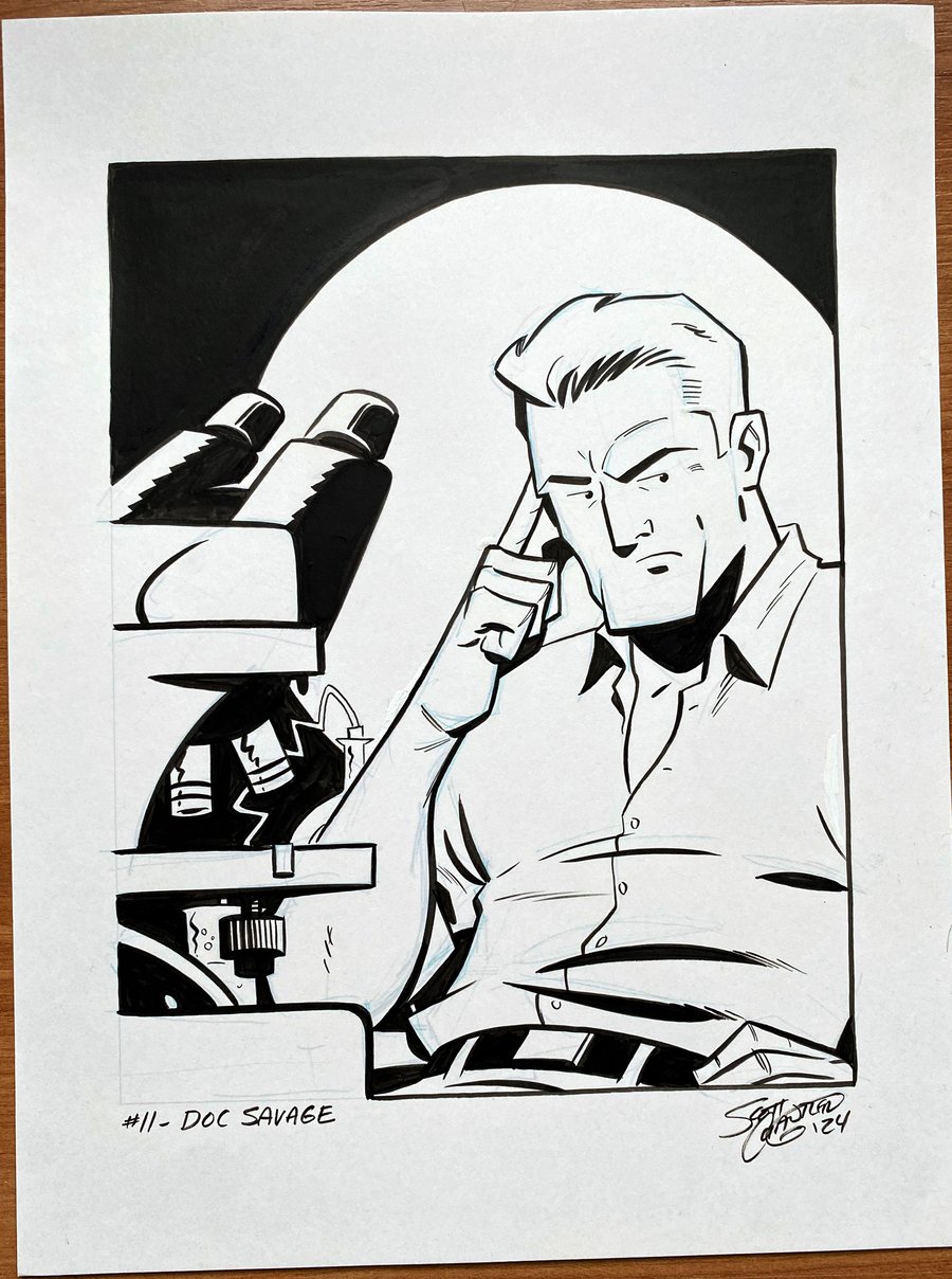 Image of Pulptober Day 11: DOC SAVAGE