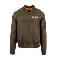 Image 1 of BOMBERS KAKI JACKET BRODÉ - CABOCHARD CHICANOS