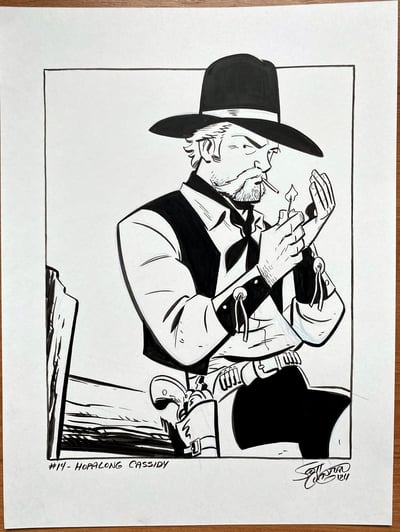 Image of Pulptober Day 14: HOPALONG CASSIDY