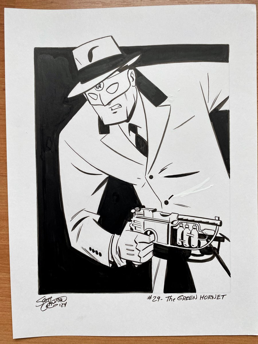 Image of Pulptober Day 29: THE GREEN HORNET