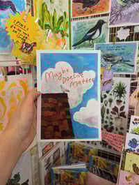 Image 2 of Maybe This Doesn't Matter - A5 Existential Birds Art Print