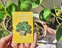 Image 3 of Pilea Love Houseplant Wooden Pin