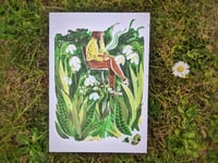 Image 2 of Waking Up - A5 digital Snowdrop Art Print