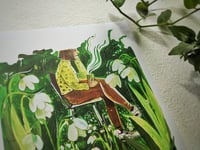 Image 3 of Waking Up - A5 digital Snowdrop Art Print