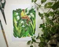 Image 4 of Waking Up - A5 digital Snowdrop Art Print
