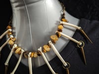 Image 3 of FERAL VII : REAL Fox bones necklace, Vulture culture