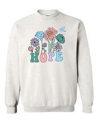 HOPE white sweatshirt