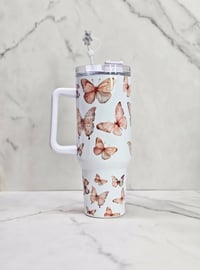 Butterfly Fields Stainless Steel Hot/Cold Tumbler