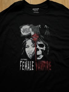 Image of FEMALE VAMPIRE T-SHIRT size LARGE Jess Franco classic