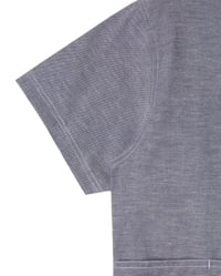 Image 4 of Chambray "Joey" shirtsleeve overshirt