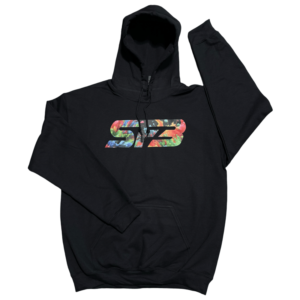 Black Color Splatt SF3 Hoodie/Crewneck