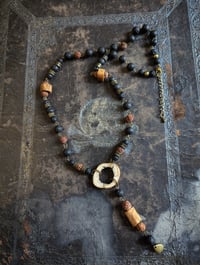 Image 1 of Bone Rosary : real bone, taxidermy.