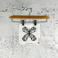 Image 1 of Orbital Butterfly Linocut Print