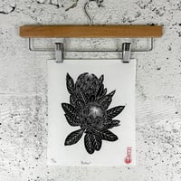 Image 1 of King Protea Lino Print