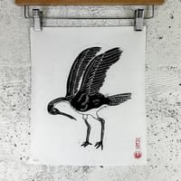 Image 1 of Flying Crane Print