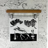 Image 1 of Fishing Crane Print