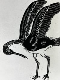 Image 2 of Flying Crane Print