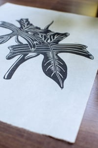 Image 4 of Philodendron Florida Linocut Print