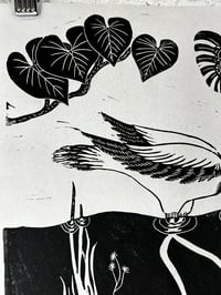 Image 4 of Fishing Crane Print