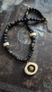 Image 5 of Bone slices necklace : real bone, taxidermy.