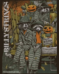 Image 1 of Official Billy Strings Concert Poster | Halloween 2024 | Baltimore MD