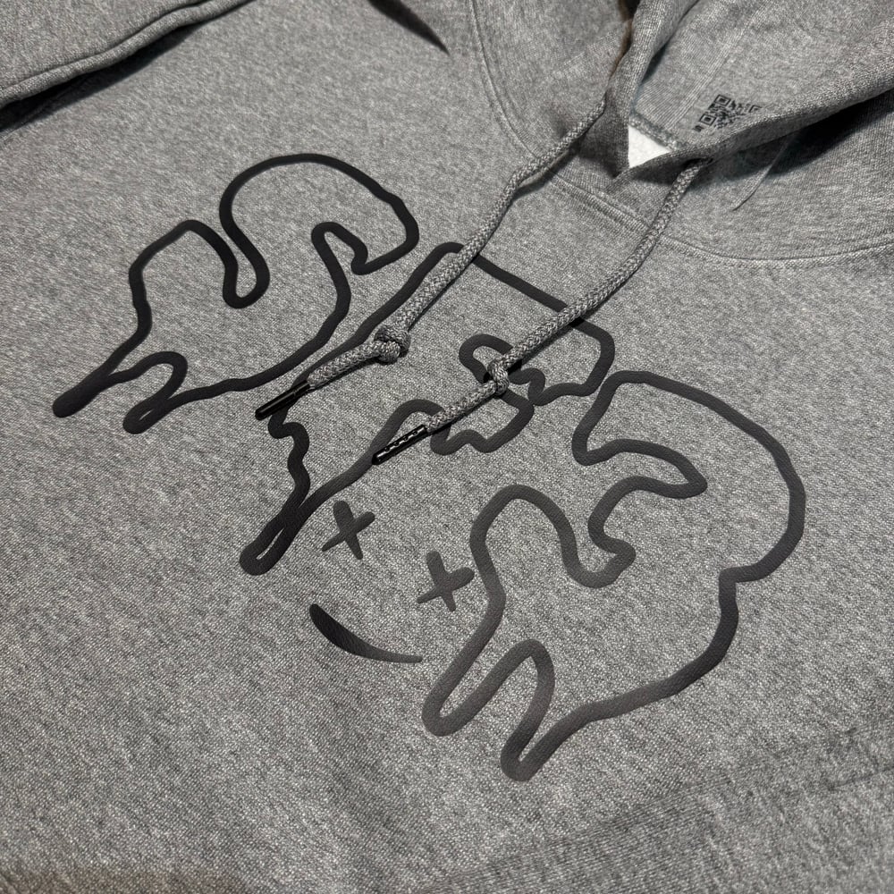 Graphite Drippy Smile SF3 Hoodie/Crewneck