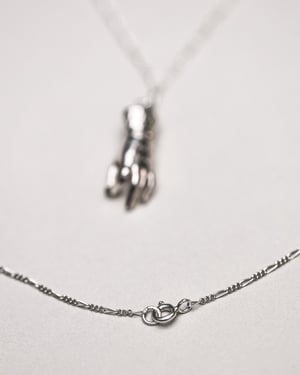 Image of *SALE - WAS £195* Silver 'Make do and mend' pendant