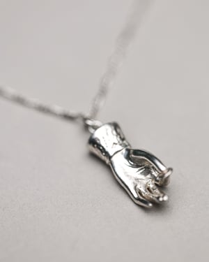 Image of *SALE - WAS £195* Silver 'Make do and mend' pendant