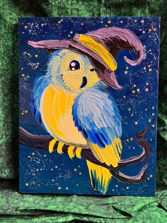 “I’ll Put a Spell on You” - 11”x14” oil on canvas