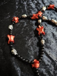 Image 4 of XI : Rosary with REAL Fox & Mink bones, Taxidermy