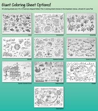 Image 2 of Set of 2 coloring sheets!