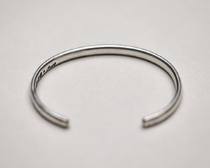 Image of *SALE - WAS £185* Men's silver 'Wilderness' bangle (medium weight)