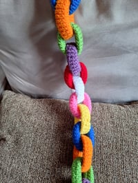 Image 5 of Knitted Paper Chain (6 feet)