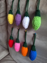 Image 5 of Knitted Christmas Light Ornaments (Set of 8)