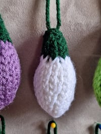 Image 4 of Knitted Christmas Light Ornaments (Set of 8)