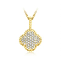 Image 1 of Icon Moissanite Necklace (Gold)