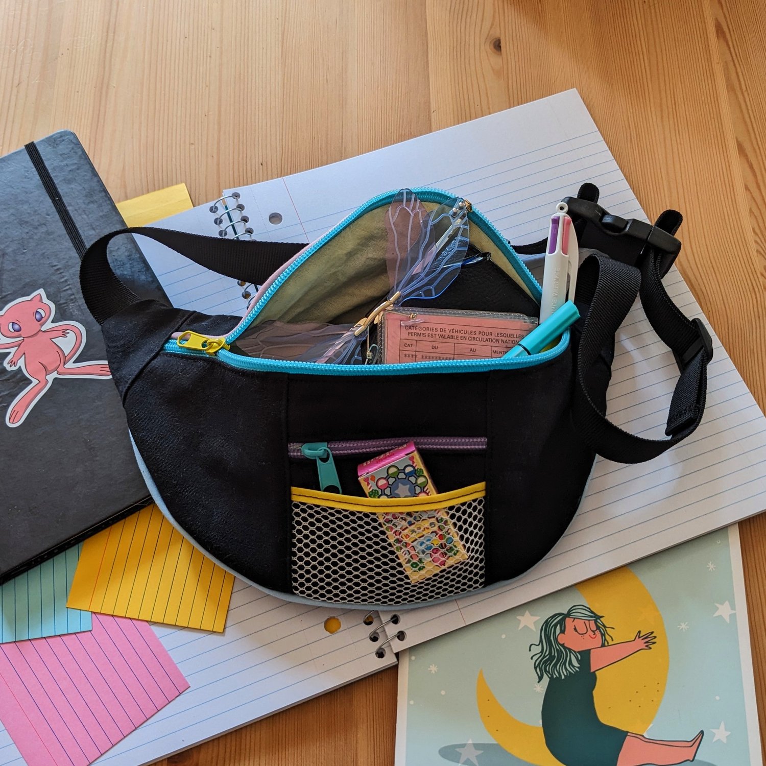 Sac Banane Couleurs Pastelles / Pastel Colors Fanny Pack