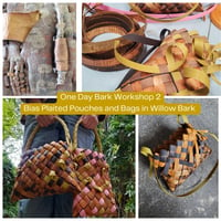 Image 1 of Sunday 13th July 2025 - Pouches and Bags in Willow Bark II- Bias Plaiting