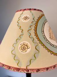 Image 3 of Beach House Lampshade, handpainted, unique lighting for stylish homes, perfect housewarming gift,...