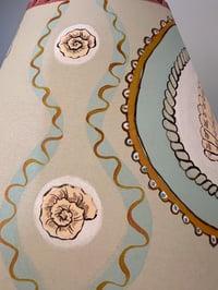 Image 5 of Beach House Lampshade, handpainted, unique lighting for stylish homes, perfect housewarming gift,...